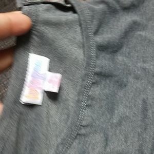 Robe Lularoe Julia Bodycon Taille S - Gris à Manches Fleuries Multicolores, Neuve Avec étiquette